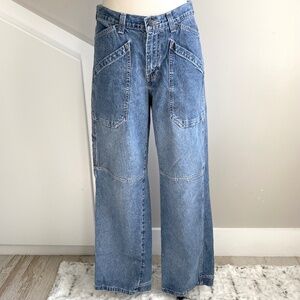 American Eagle 100% Cotton Utility Jeans - Size 6/8